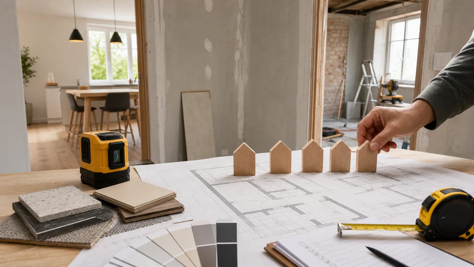 Renovācijas darbu plānošana piecos posmos
