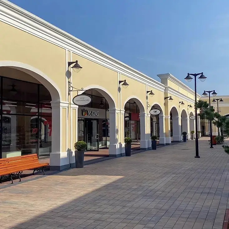 Via Jūrmala Outlet Village Jūrmala Completed Project • Celtniecības.lv